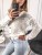 Ażurowy biały sweterek Mila - 176-SW-WHT-UNI - Miderelle