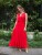 Sukienka Maxi Carmen czerwona - 141-SU-RED-UNI - Miderelle