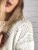 Sweter Pleciony Pearl Biały - 180-SW-WHT-UNI - Miderelle