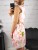 Pastelowa Sukienka - 146-SU-WHT-UNI - Miderelle