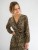 Sukienka Midi Leona w cętki - 166-SU-BWN-UNI - Miderelle